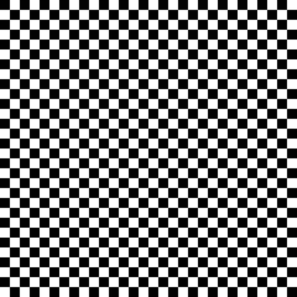 Black and white checkered background vector