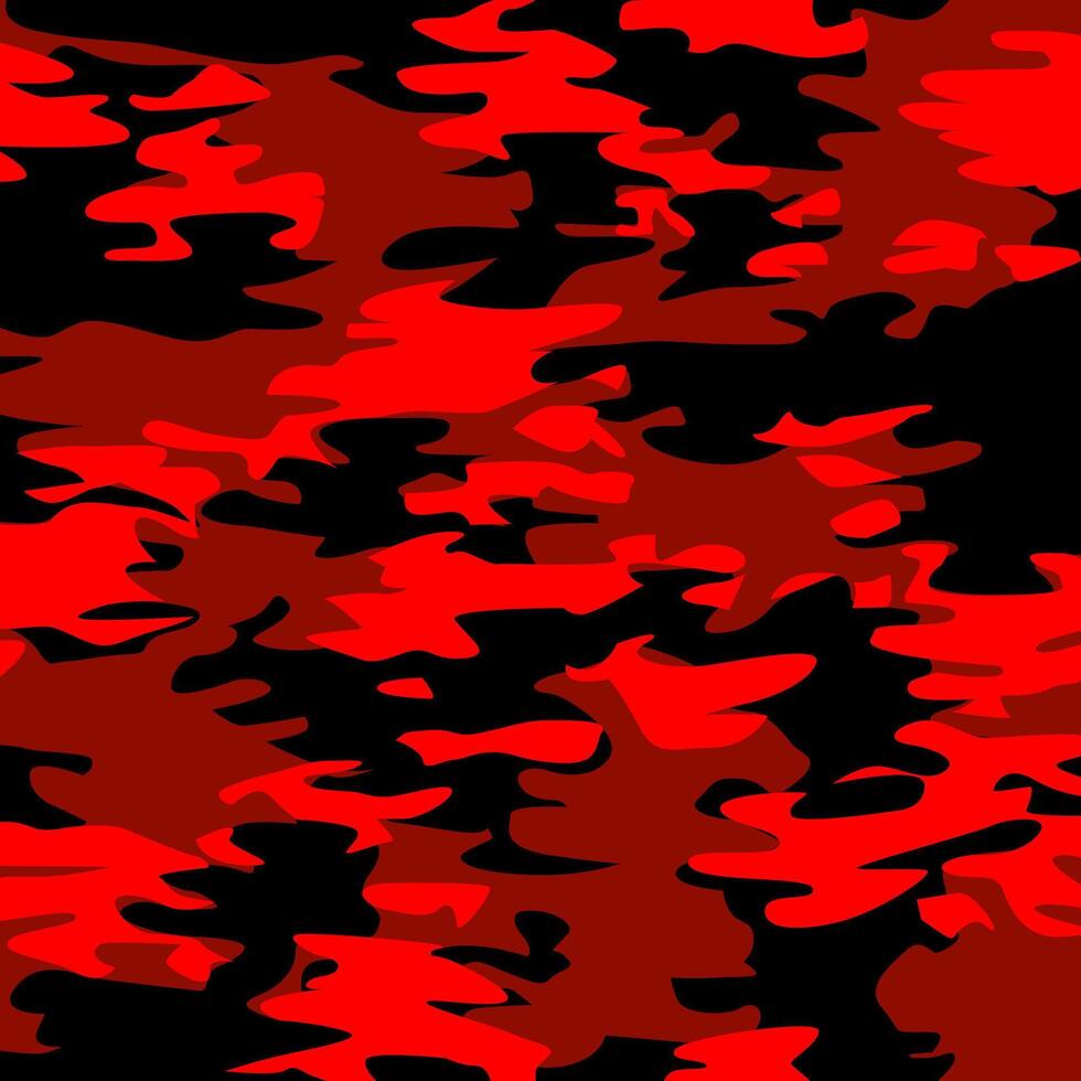 red black army camo pattern background vector
