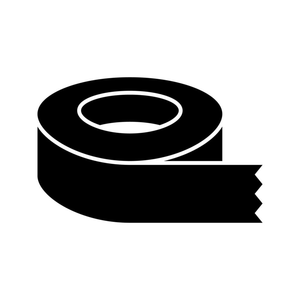 Adhesive tape icon isolated on white background. vector