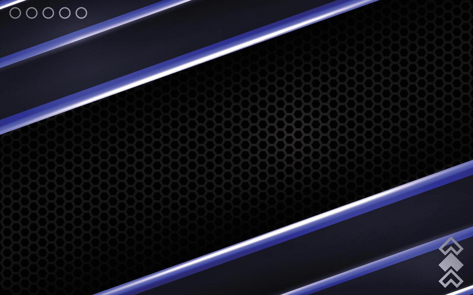 Lines of blue light against a dark background vector