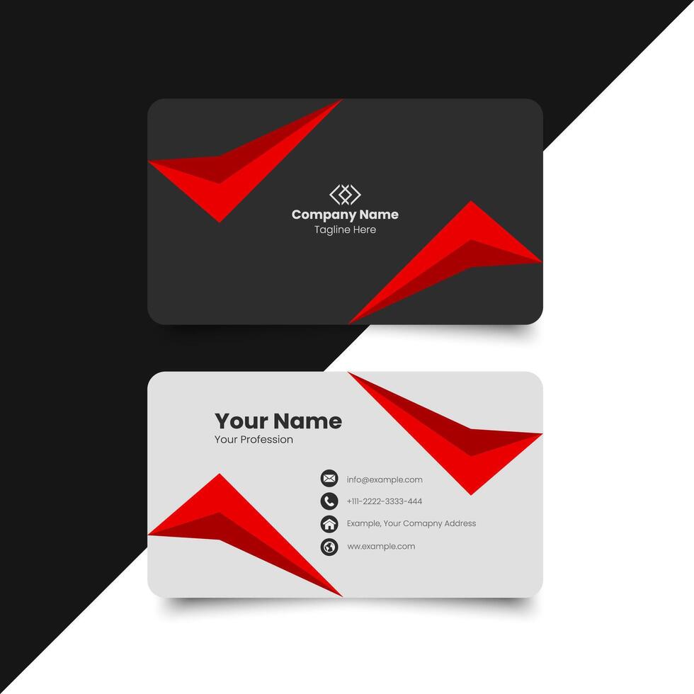 Simple minimal corporate business card layout. creative modern name card and business card. Clean Design. corporate design template, Clean professional business template, visiting card. elegant print vector