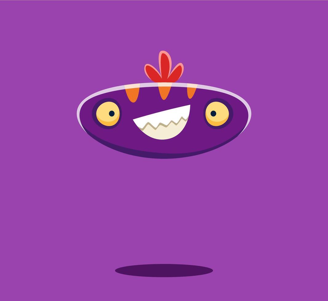 Halloween font punctuation dash monster character vector
