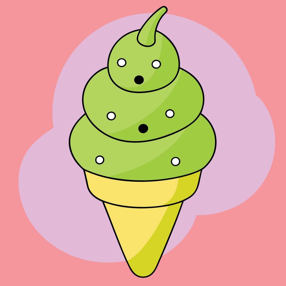 Ice cream illustration Design vector