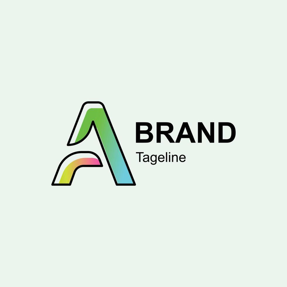 Modern Fun alphabet letters font logo design for company street vector