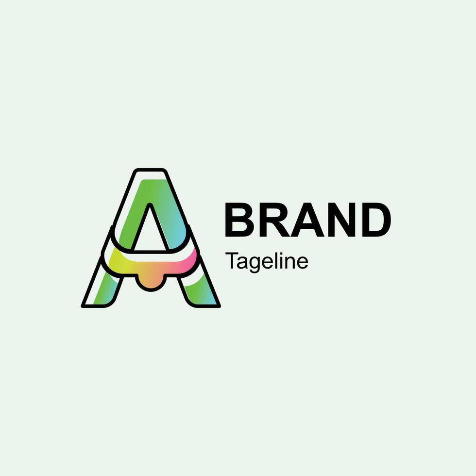 Modern Fun alphabet letters font logo design for company buffalo vector
