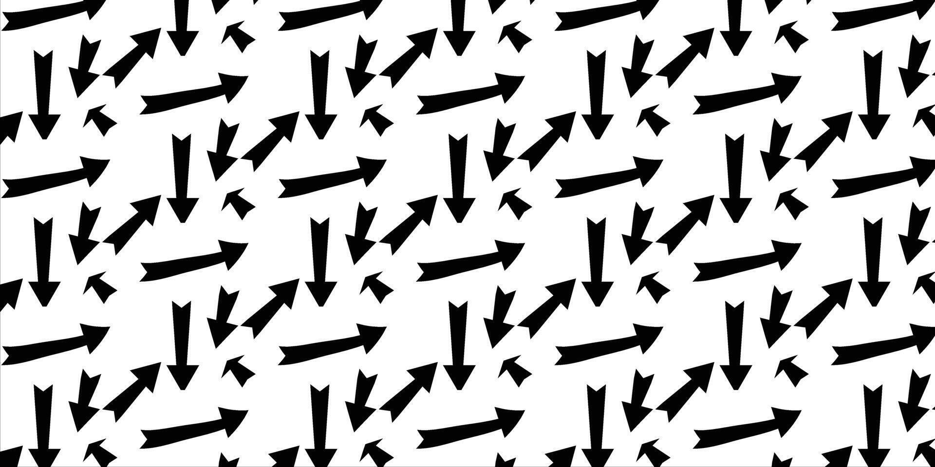 Abstract arrow pattern on white background vector