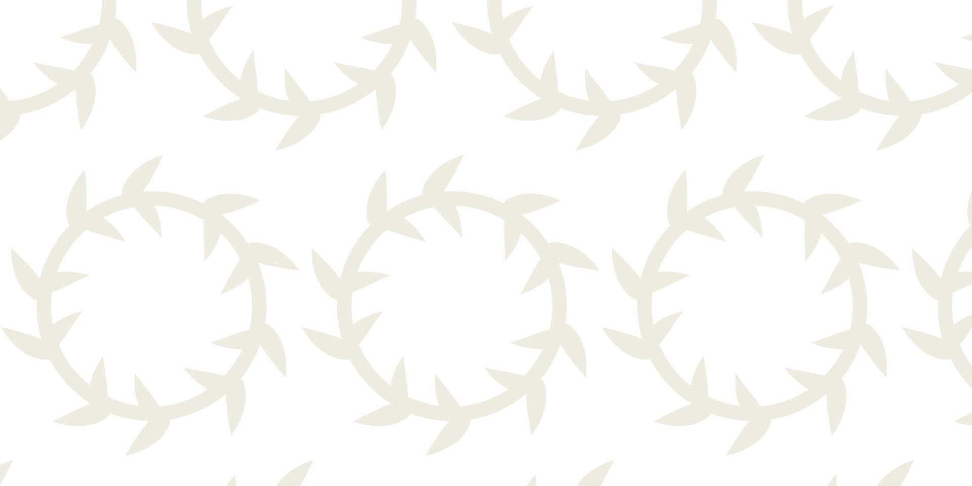 Thorn Crown Seamless Pattern vector