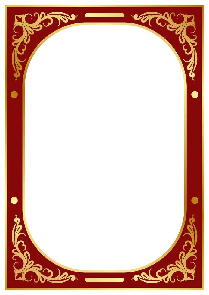 Classic Abstract Border, Decorative Vintage Frame for Elegant Card Design vector