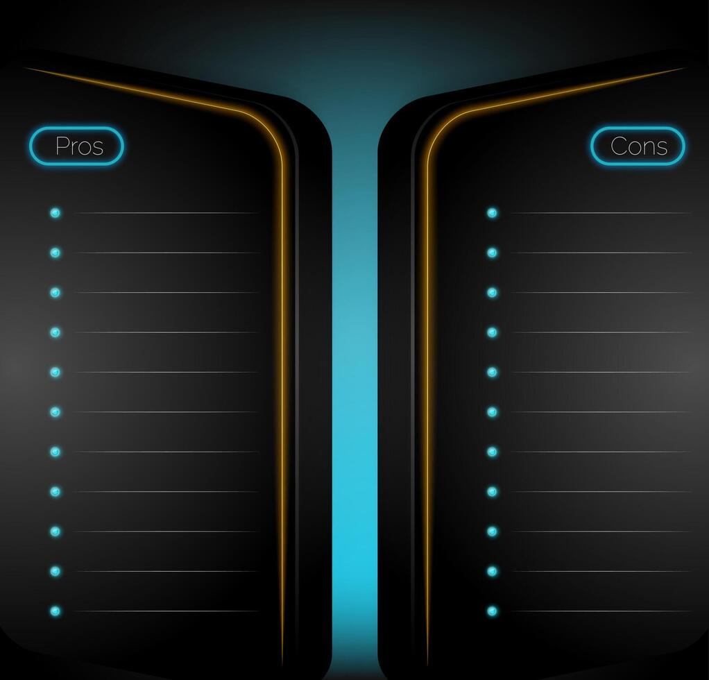 Green check mark icon and red cross mark checklist signs approval badge vector