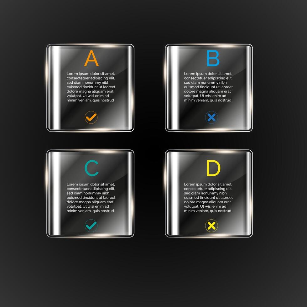 Business infographics illustration oncept with text vector