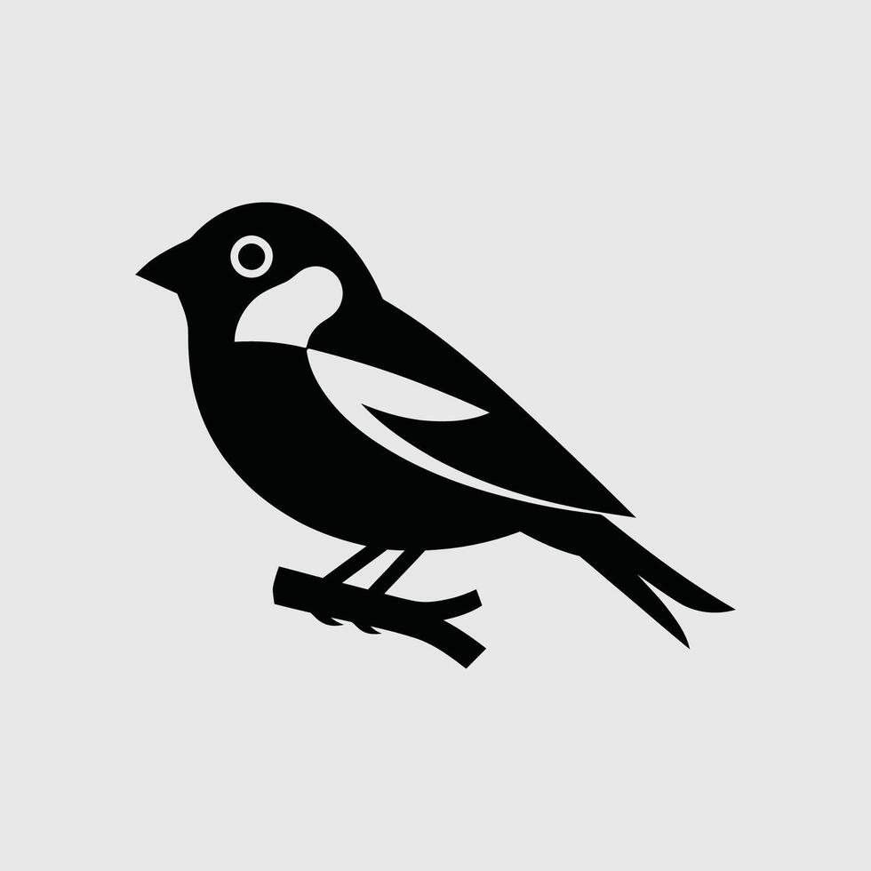 Sparrow logo, unique, modern vector