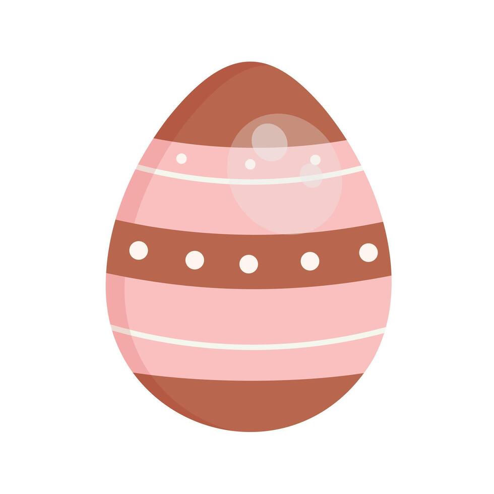 Easter egg. Isolated image on white background vector