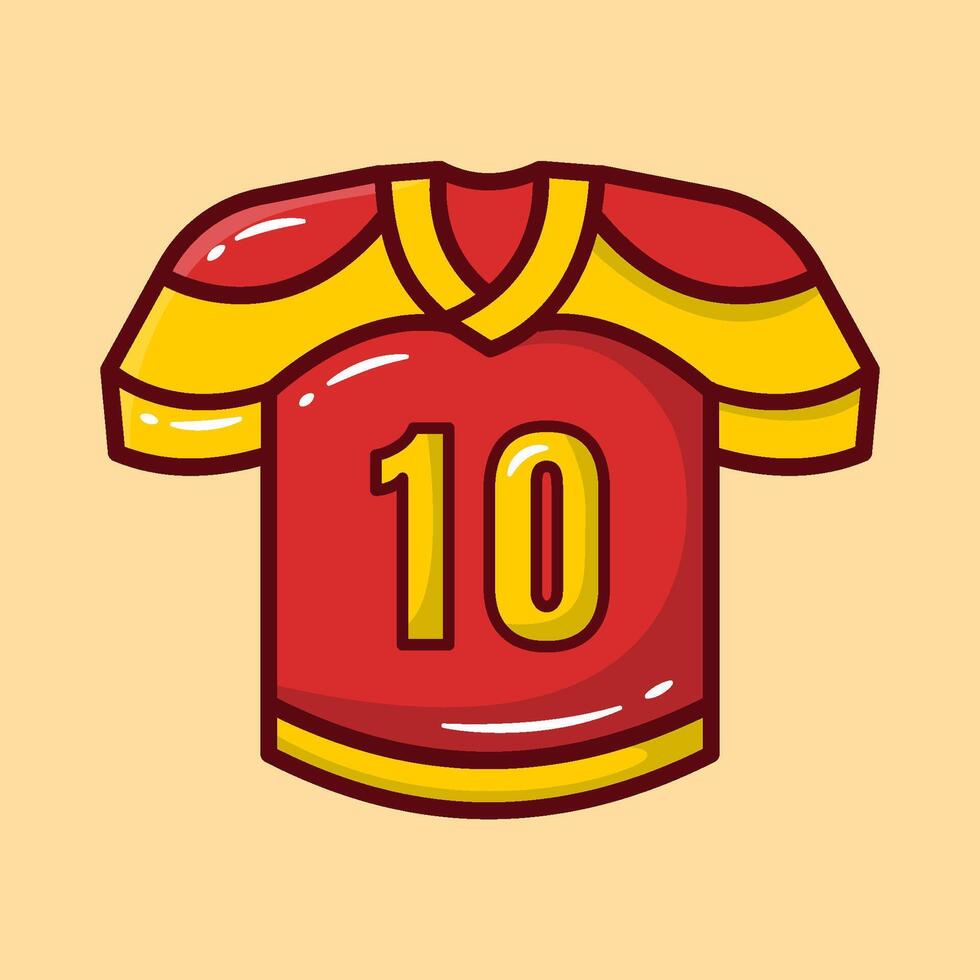 Colorful Costume American Football vector