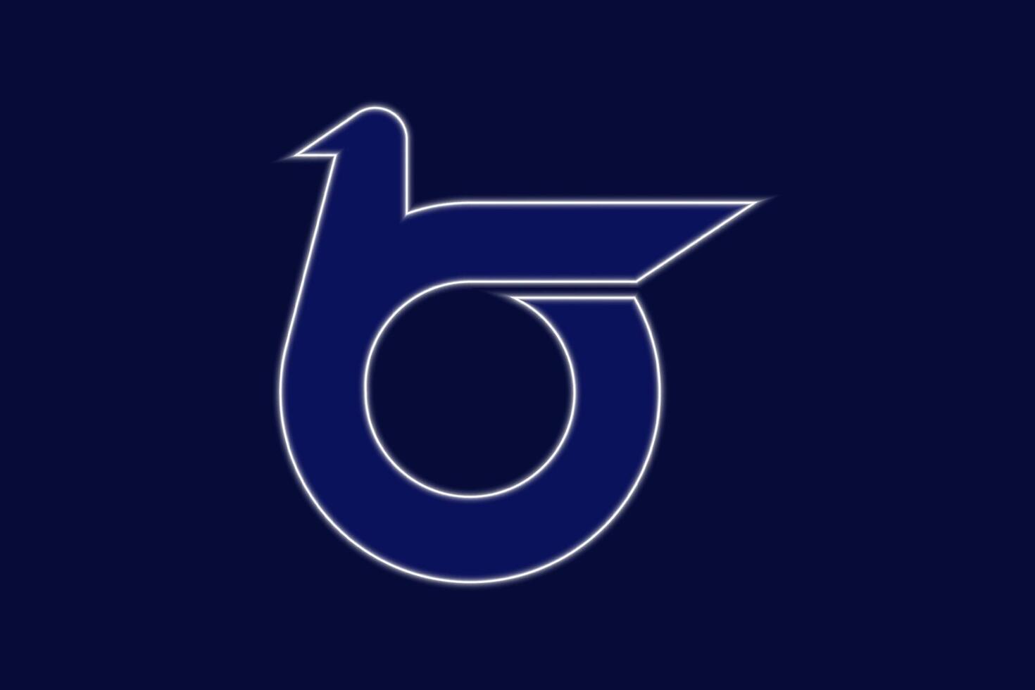 Official flag of Tottori. Prefecture in Japan. Glow effect concept. vector