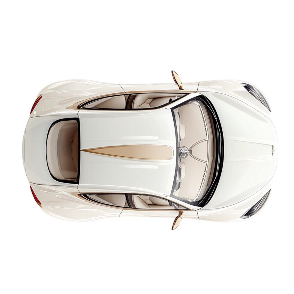Sleek white sports car a streamlined aerodynamic design symbolizing speed power performance luxury png