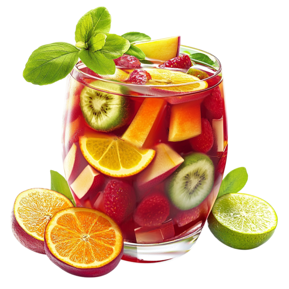 Refreshing fruitinfused drink citrus berries png