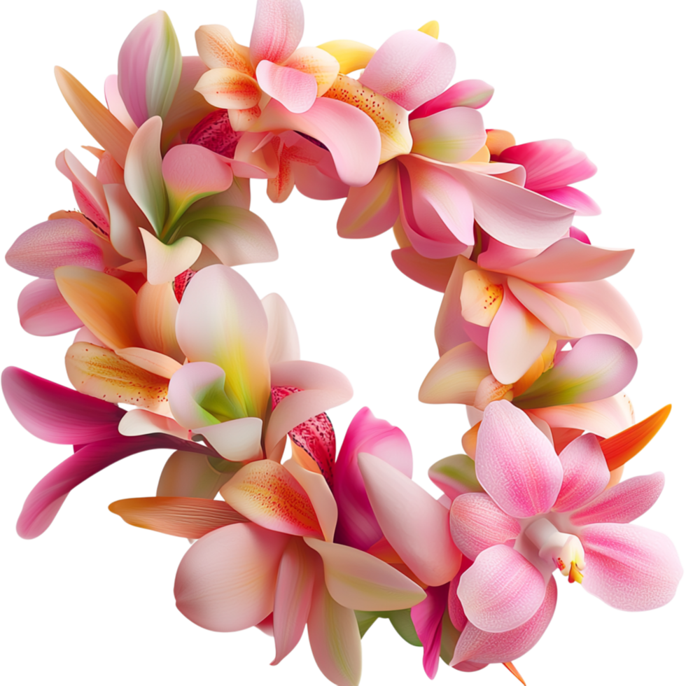Beautiful tropical plumeria flowers soft pink yellow petals png