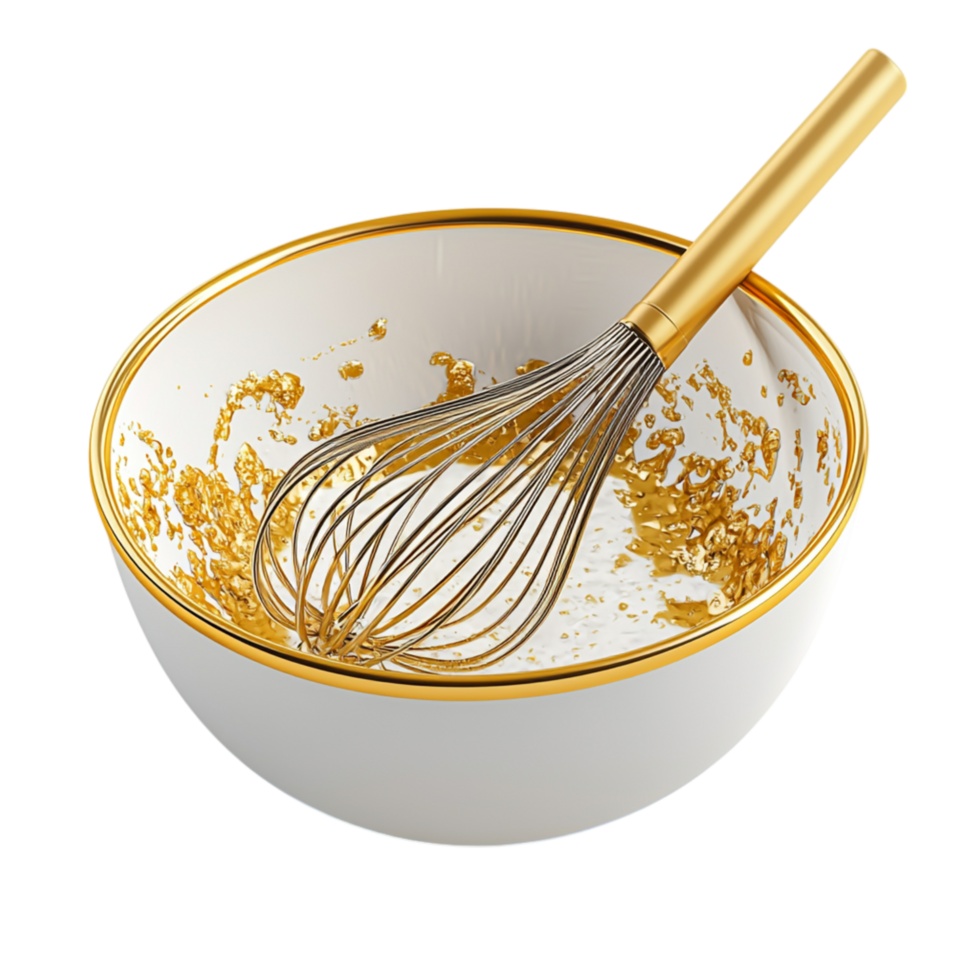 Luxurious golden spaghetti noodles served inside an elegant white bowl, boasting a glossy texture a rich culinary appeal. png