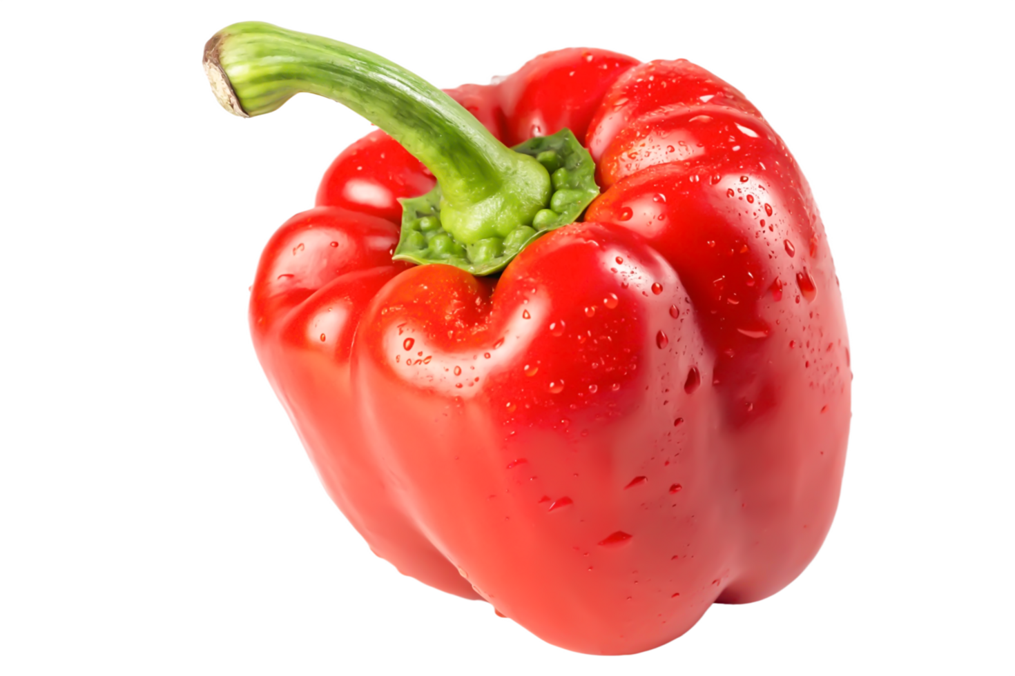 Juicy Red Bell Pepper Fresh Produce, Vibrant Color, Food Photography png