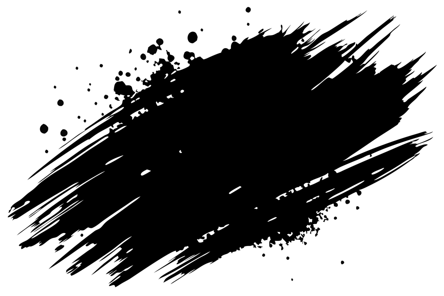 Abstract Black and White Ink Splatter Background Design png