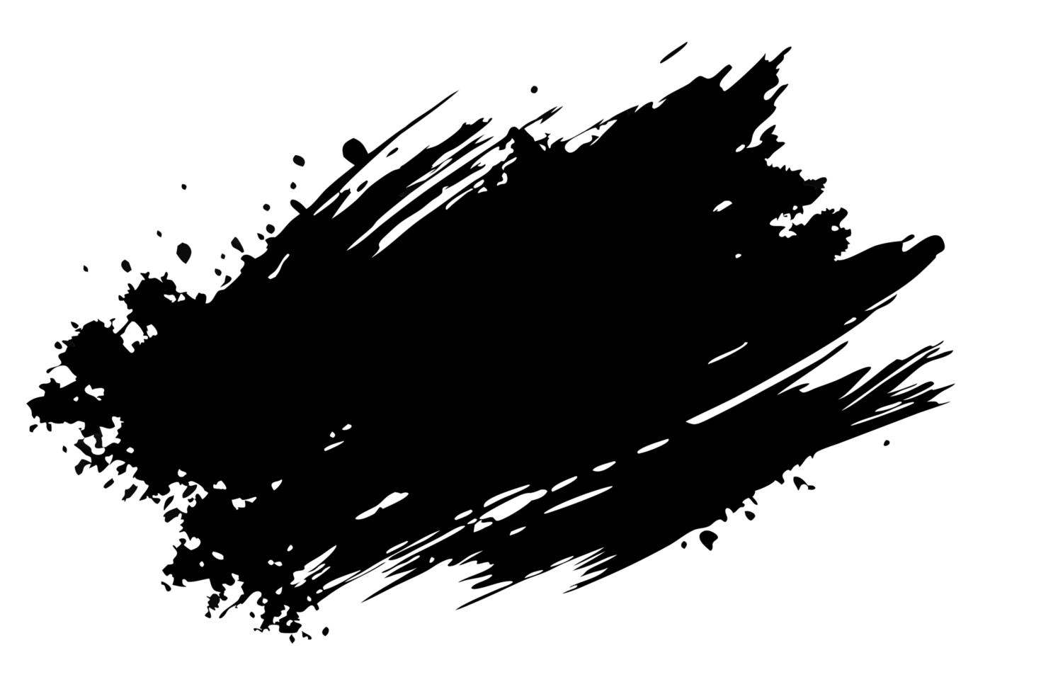 Abstract Ink Splashes Grunge Texture Overlay for Design Projects png