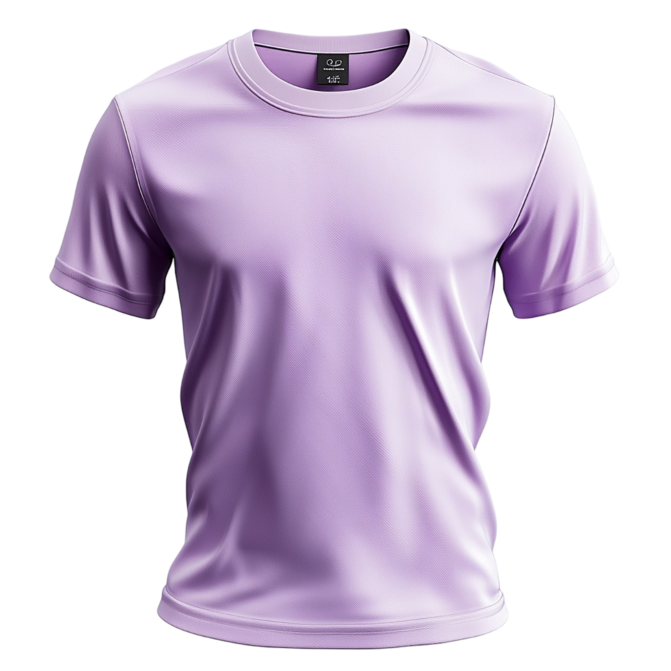 Simple yet elegant lavender purple tshirt folded neatly smooth fabric looking fresh new png