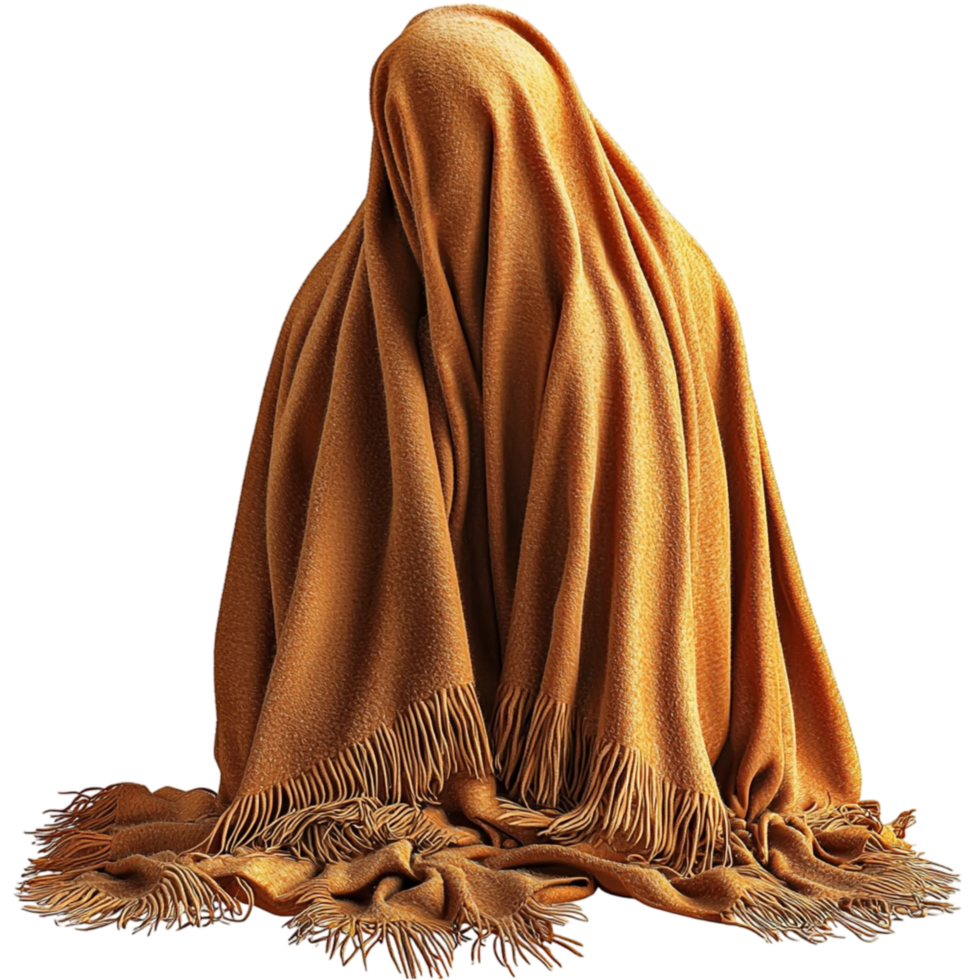 Mysterious golden fabric covering an unknown object looking intriguing elegant perfect for dramatic reveals surprises png