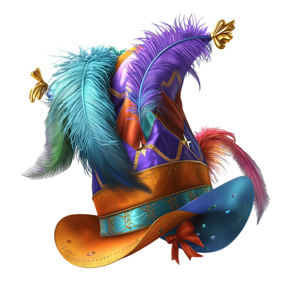 Colorful decorative guitar feathers symbolizing music creativity vibrantistic expression png