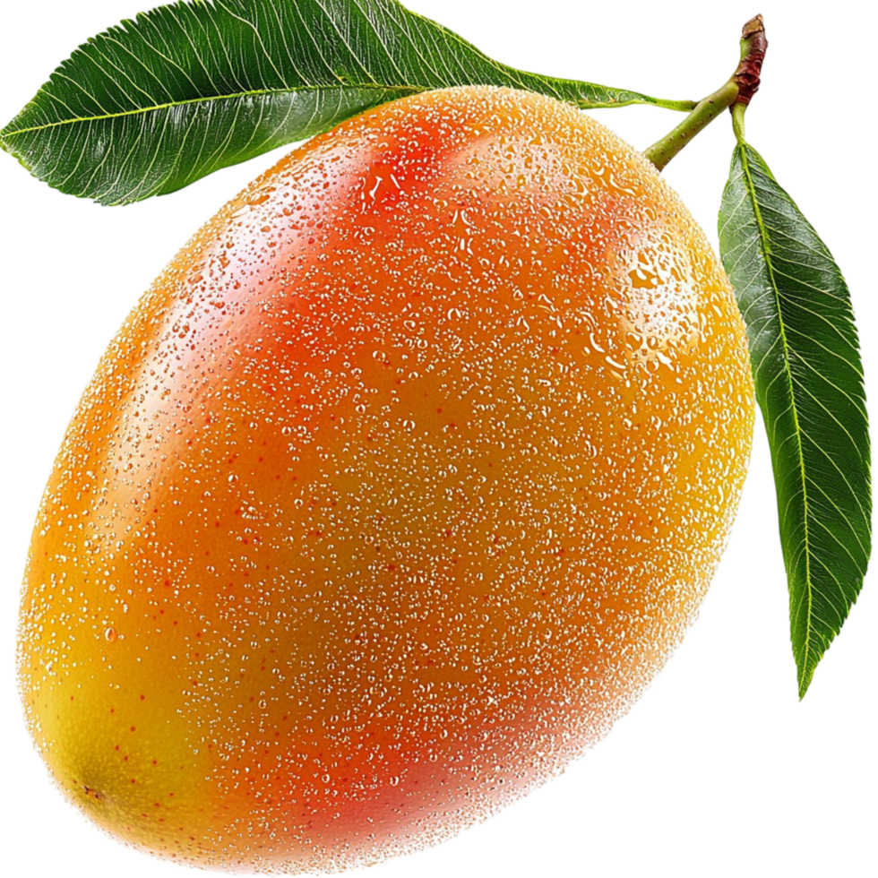 Ripe juicy mango vibrant colors symbolizing tropical freshness exotic sweetness a delightful summer fruit experience png