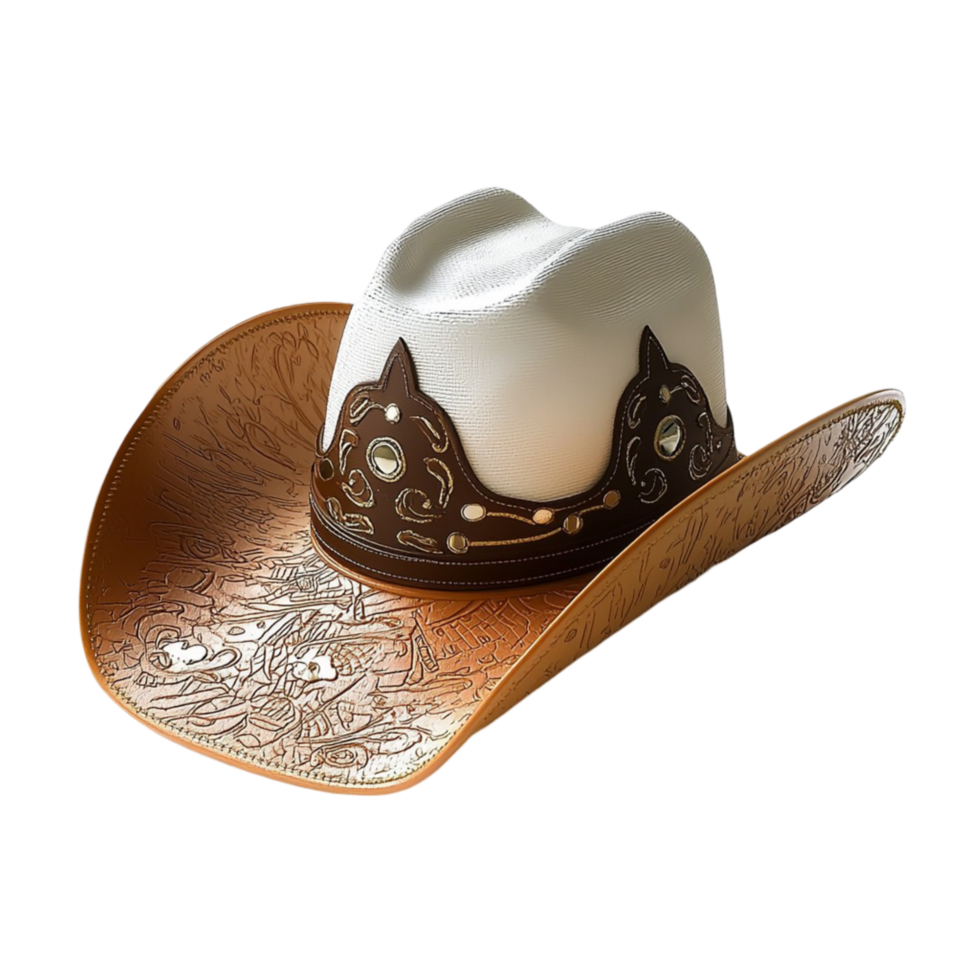 Classic cowboy hat a stylish design symbolizing adventure heritage boldness the charm of western fashion png