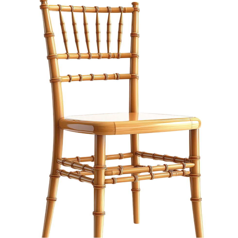 Elegant wooden chair a classic spindle back design perfect for sophisticated home decor setups png