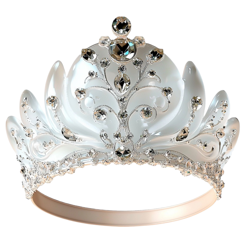 Exquisite royal crown adorned sparkling gemstones intricate metalwork representing luxury royalty png