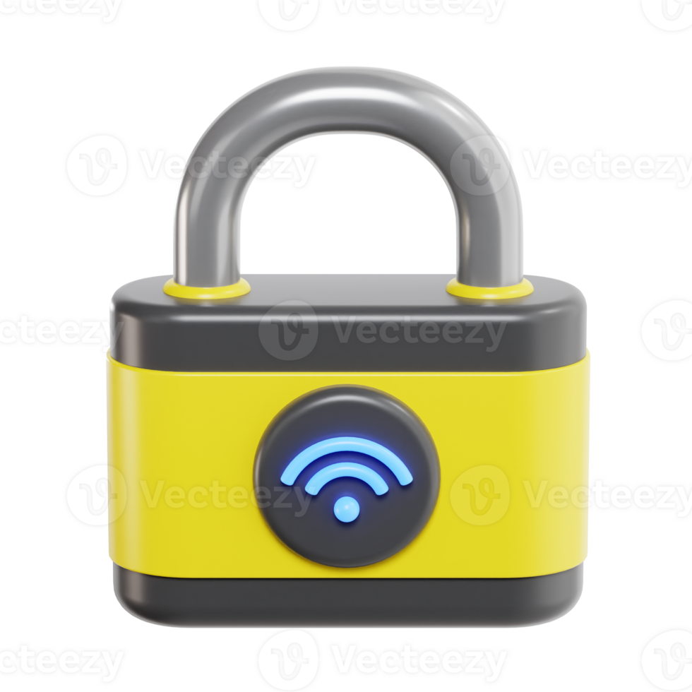 WiFi Lock for Network Security and Protection png