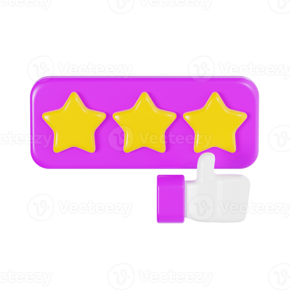Customer Review Icon in Cartoon Style png