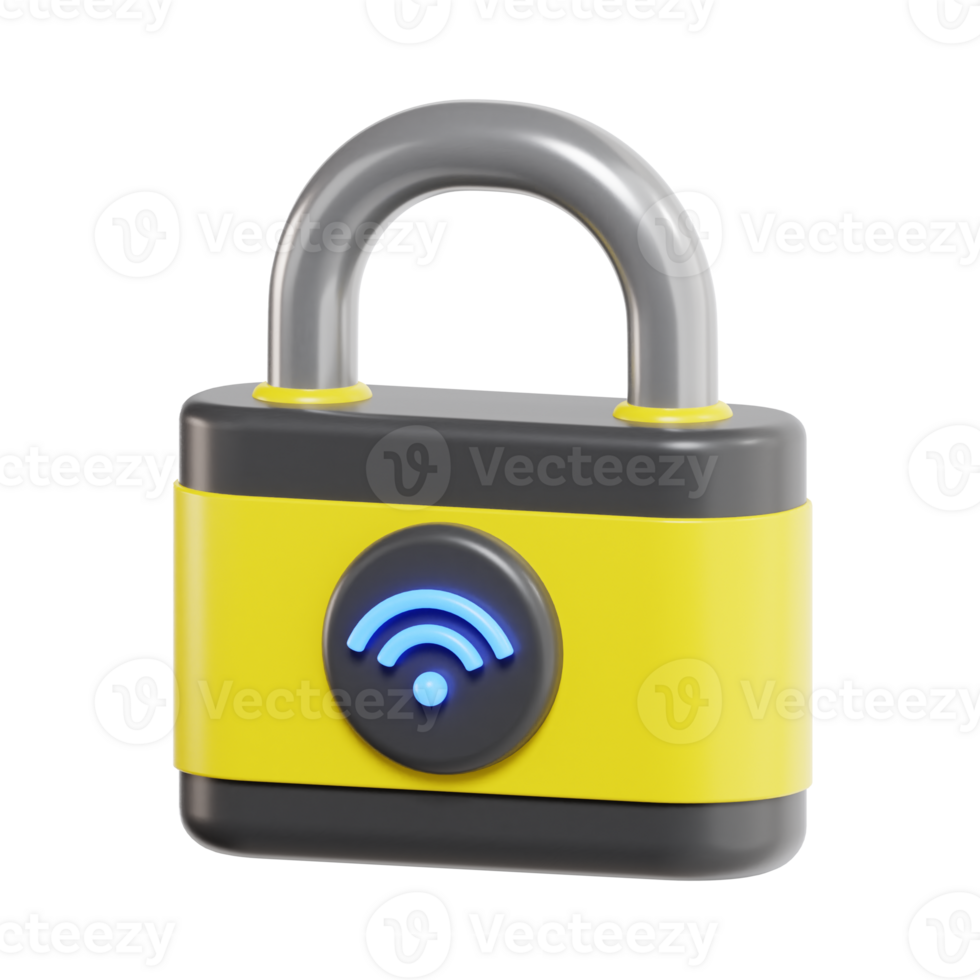 Secure Network with WiFi Lock for Protection png