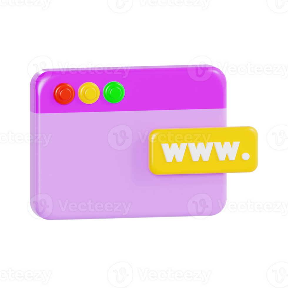 Internet and Domain Window Illustration png