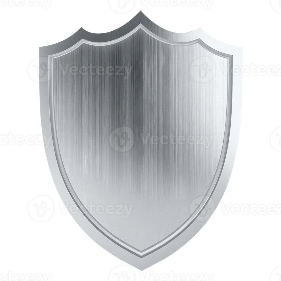 A shiny shield illustration png