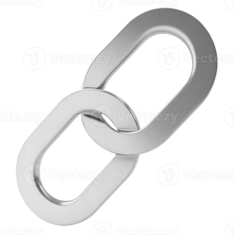 Illustration of a silver chain link. png
