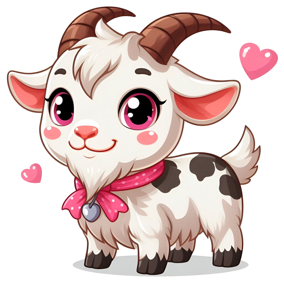 Cute Goat Love png