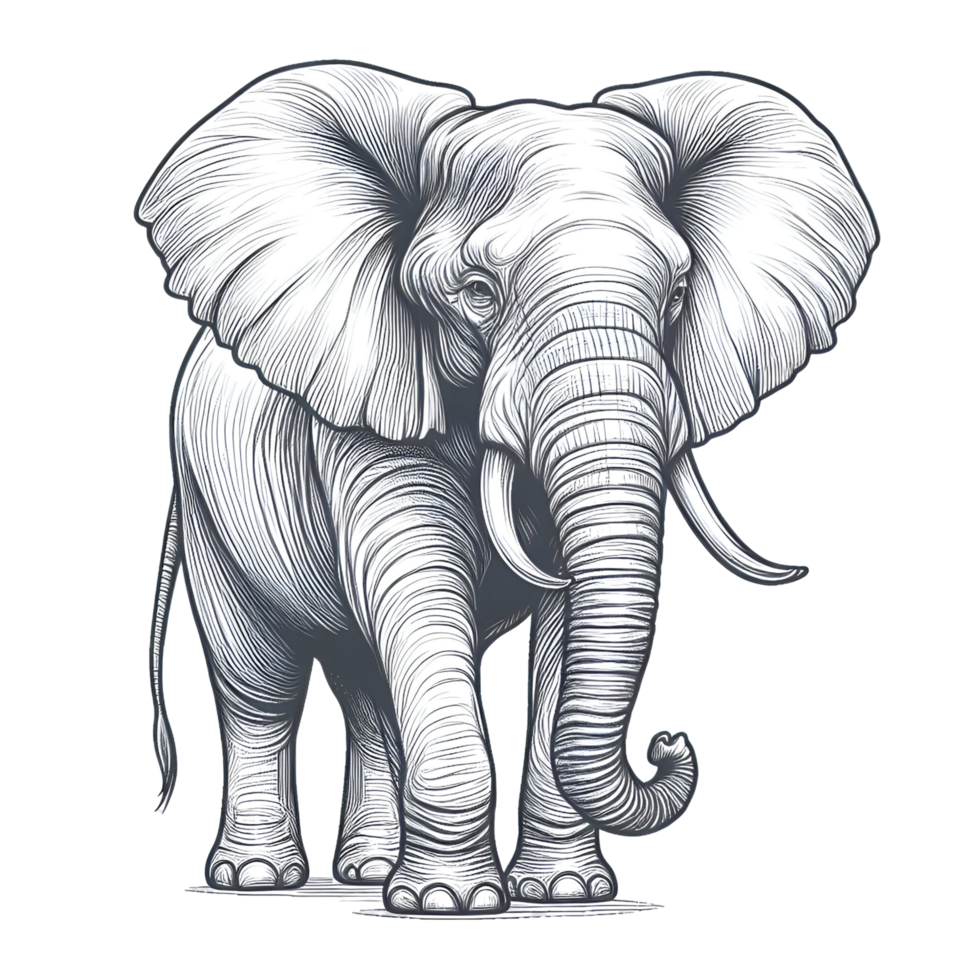 Elephant Standing Still png