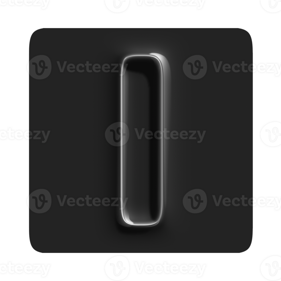 I Letter Black Theme png