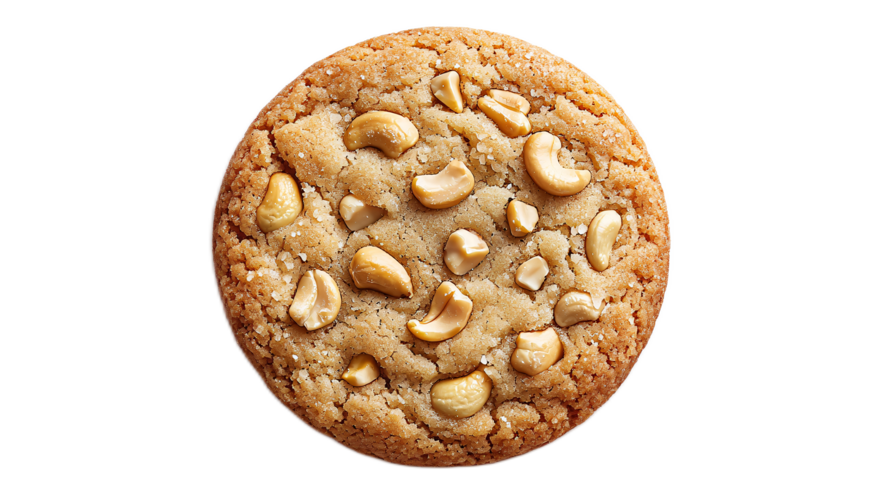 Deliciously Baked Nut Cookie with Cashews for Dessert Lovers png
