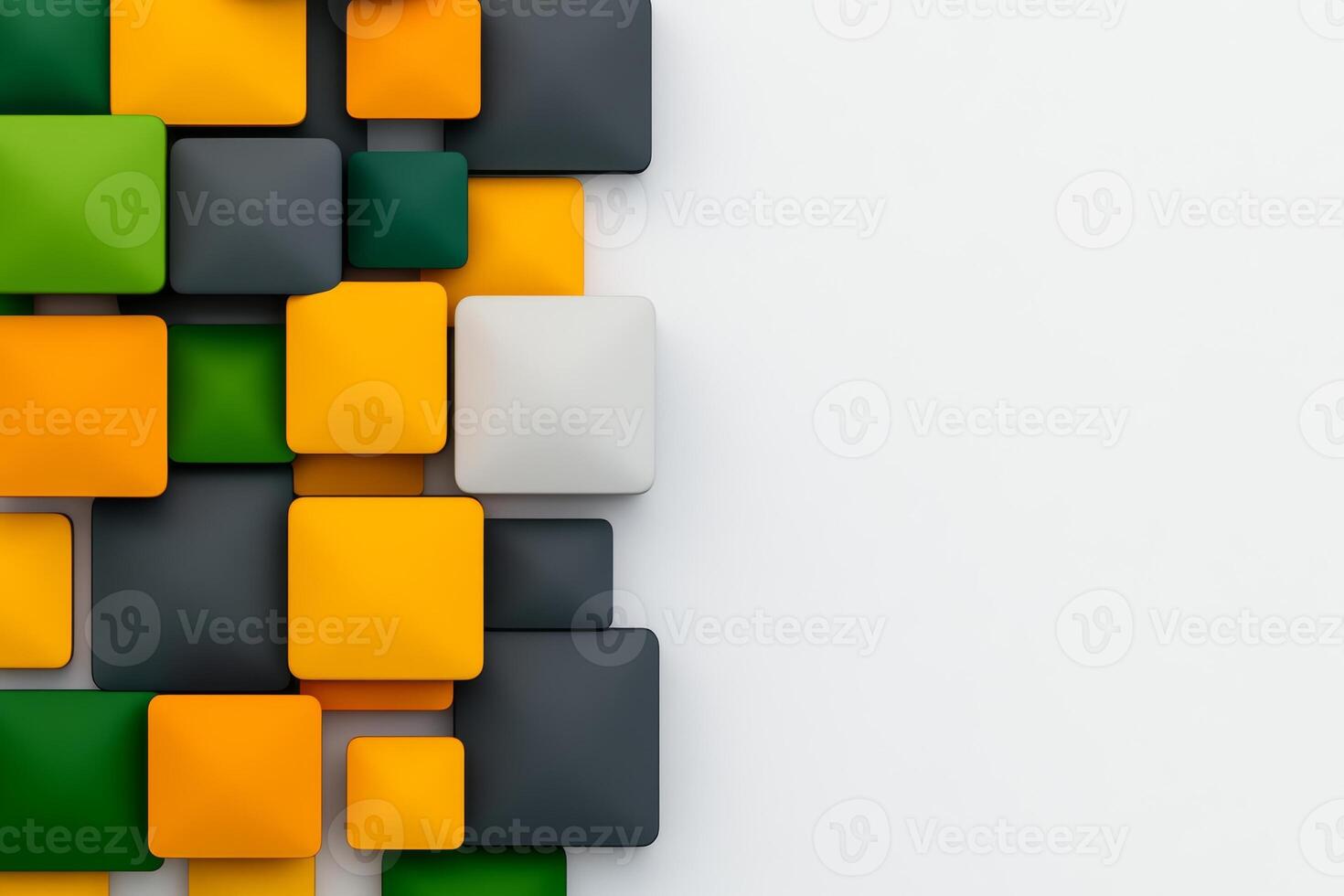 Colorful background with squares of different colors. The squares are arranged in a way that they form a pattern photo