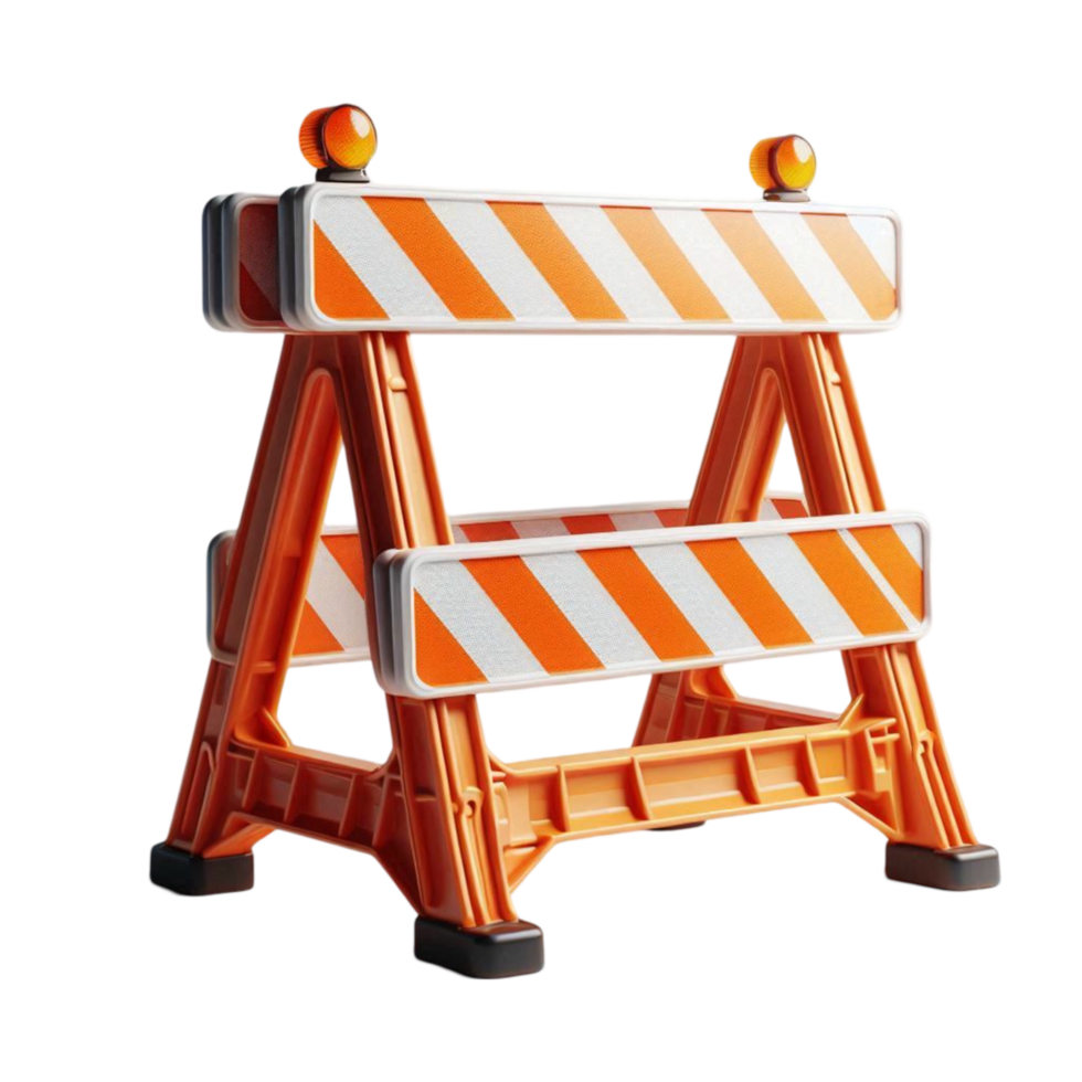 Construction Barrier Road Sign png