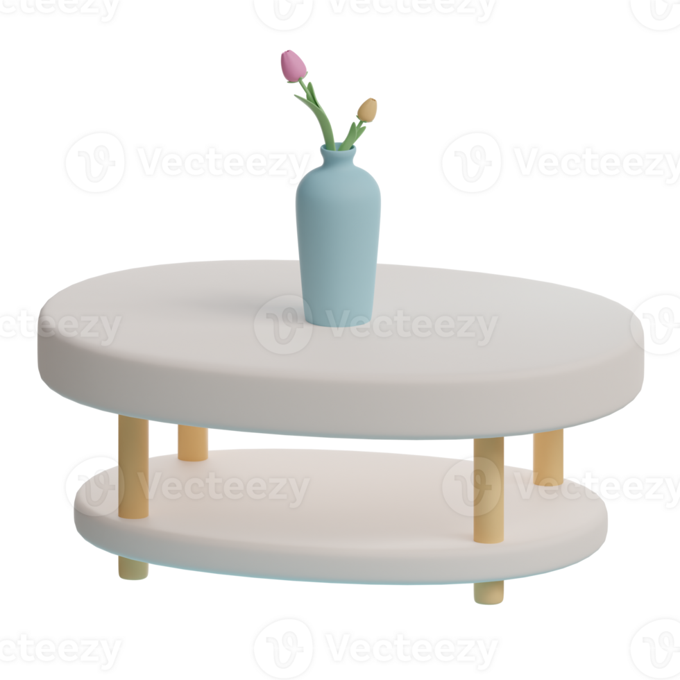 3d table home interior icon png