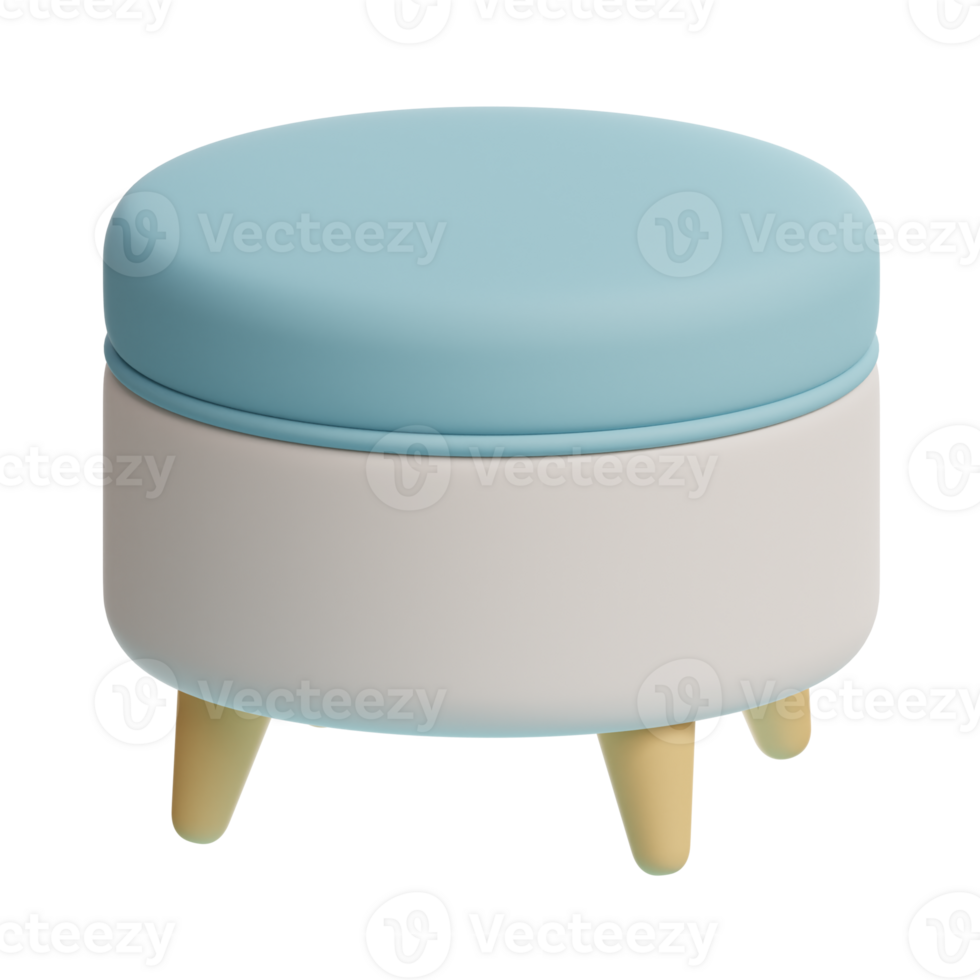 3d chair home interior icon png