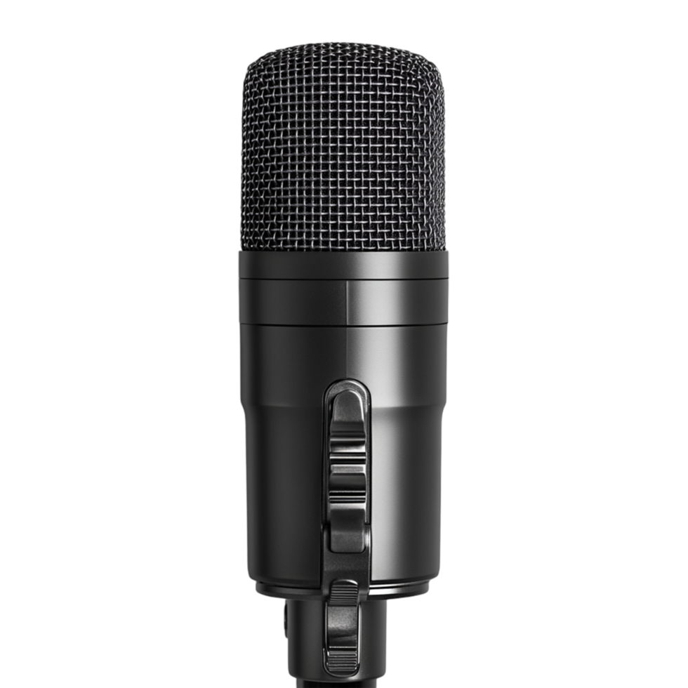 a microphone on a transparent background png