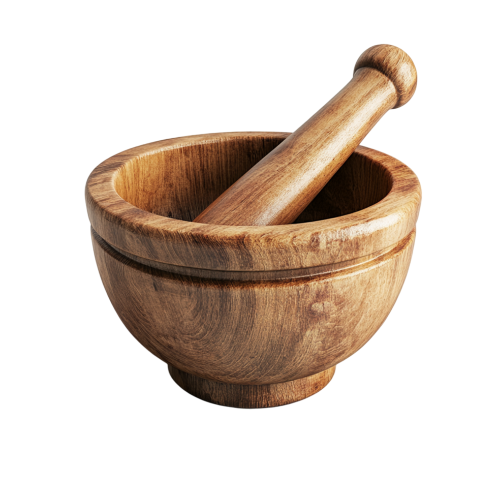 mortar and pestle isolated on transparent background png