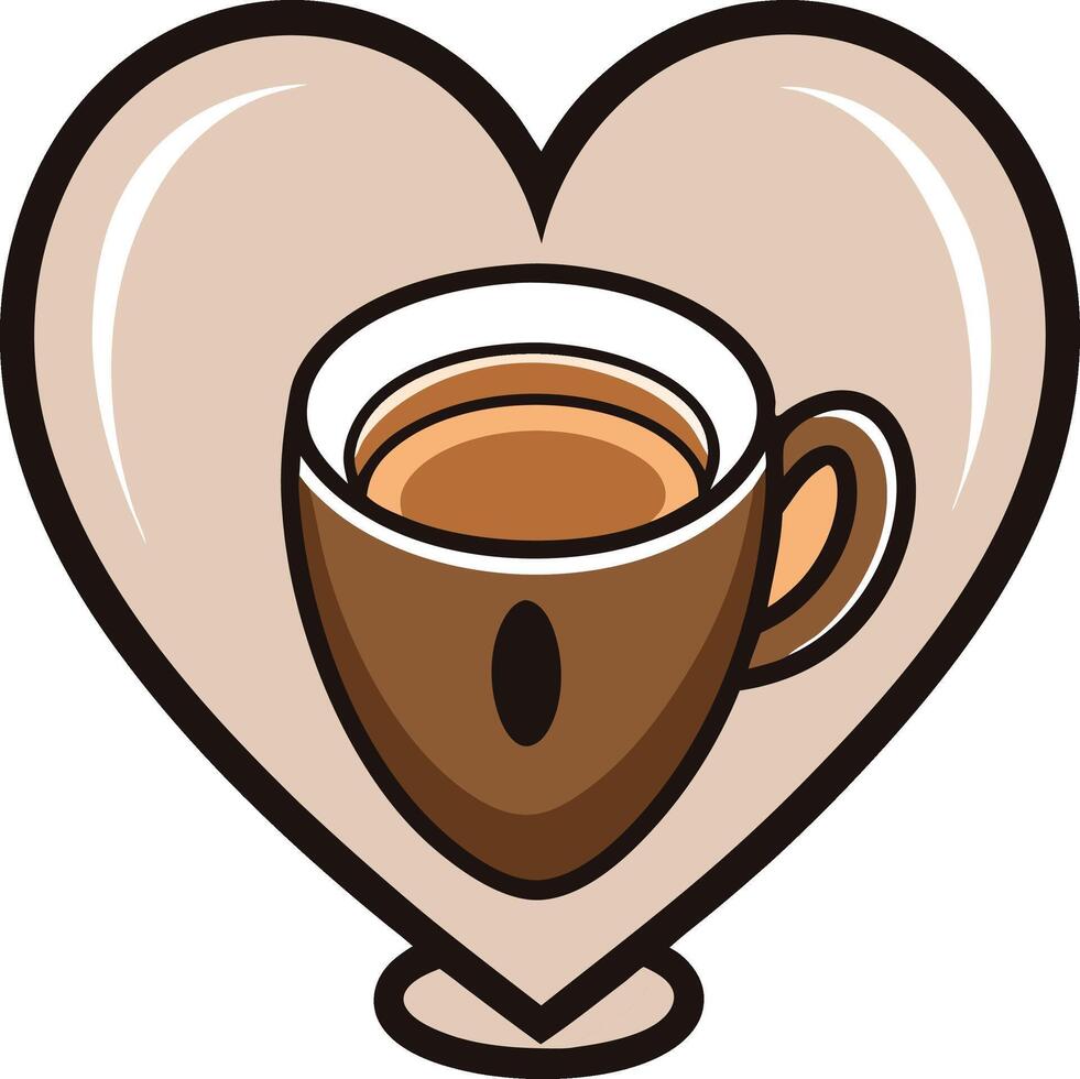 Love at First Sip vector