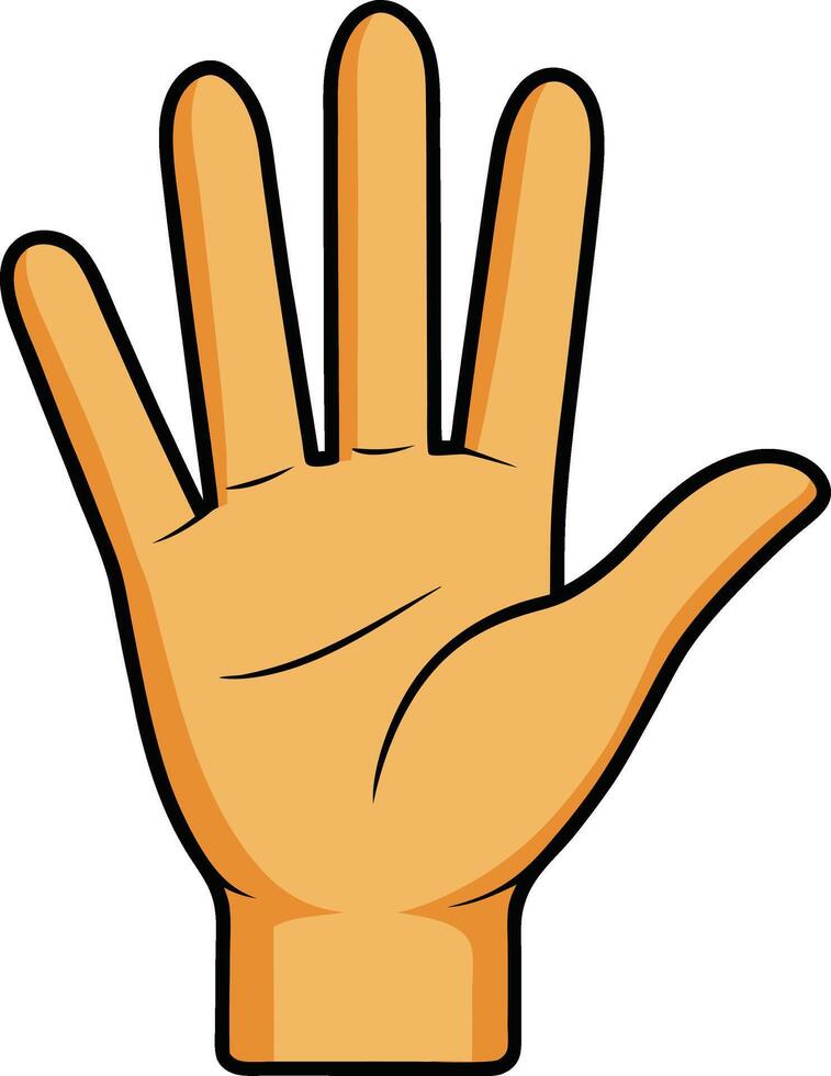 Open Hand design vector